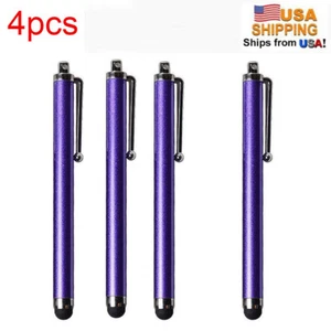 4X Metal Stylus Pen Touch Screen For Tablet Mobile Phone iPad iPod PC Universal - Picture 1 of 18