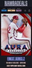 Topps Bunt Steve Carlton 2022 Finest S2 Red Aura of Excellence [DIGITAL]