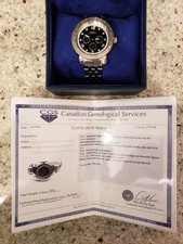 Mens Diamond Freeze Watch 0.30 Ct Tw With Appraisal Certificate FZ072563