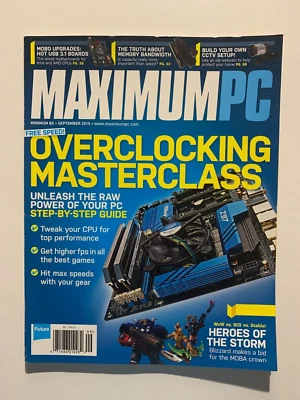 740 MAXIMUM PC Magazine September 2015 Used in like new condition - Image 1 of 3