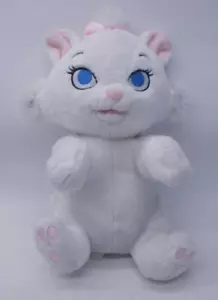 Disney Babies Disney Parks 10" Plush Marie Aristocats White Kitty Cat Well Loved - Picture 1 of 8