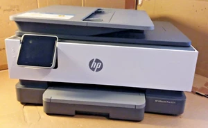 HP OfficeJet Pro 8024e All-in-One Printer + SOME GENUINE HP INKS, VGC - Picture 1 of 12
