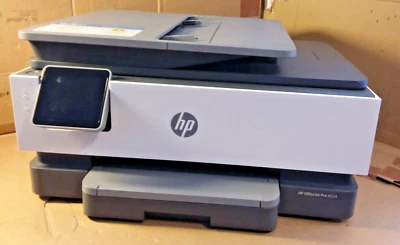 HP OfficeJet Pro 8024e All-in-One  Printer + SOME GENUINE HP INKS, VGC - Image 1 of 4