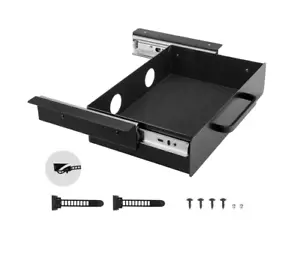 13 in Under Desk Drawer Organizer Slide-out Drawer Space Saver for Home Office - Picture 1 of 11