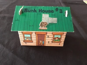 1965 Camp Granada Board Game Replacement Part- 2 Piece Bunk House #3 Nice!! - Picture 1 of 2