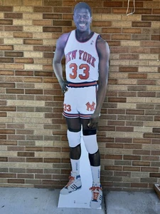 Vintage New York Knicks Patrick Ewing lebensgroßer Polaroidkarton Standdee 80er - Bild 1 von 14