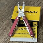 Leatherman Squirt Es4 Red Multitool For Electricians. New. Discontinued.