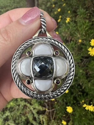 Pingente realçador David Yurman renascentista meia lua tamanho grande - Imagem 1 de 4