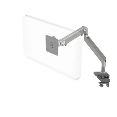 M2 Humanscale M/Connect Dock Adjustable Monitor Arm Silver Grey Clamp Desk Mount - Image 1 of 4