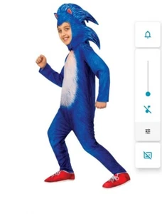 Kids Boys Sonic Hedgehog Hat Jumpsuit Halloween Cosplay Costume Fancy Dress Suit - Picture 1 of 2
