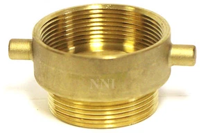 ADATTATORE RIDUZIONE IDRANTE TUBO ANTINCENDIO OTTONE 3" FEMMINA NPT x 2-1/2" maschio NST/NH - Foto 1 di 6