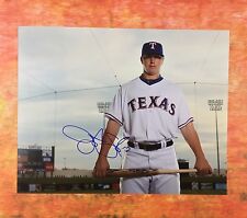 GFA Texas Rangers JUSTIN SMOAK Signed 11x14 Photo J2 COA