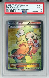 2012 POKEMON BOUNDARIES CROSSED BIANCA #147 FULL ART HOLO PSA 9 MINT #29068239 - Picture 1 of 2