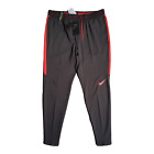 Men's Nike Football Training Dry Strike Pants 714967-060 Navy/Blue sz LARGE
