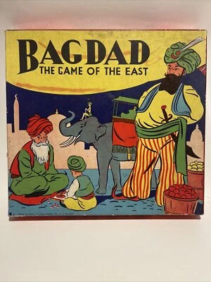 SUPER RARE VINTAGE 1940 BAGDAD The Game Of The East- by Clover Games Inc - Image 1 of 4