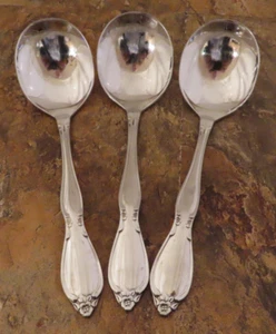 Oneida Chatelaine Set of 3 Ladle Spoons Community Stainless Flatware Lot J - Picture 1 of 5