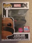 FUNKO POP Marvel Lockjaw flocked #257 2017 Fall Convention Excl. (W/ Protector)