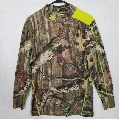 UNDER ARMOUR Scent Control Camo L/S Hunting Shirt Brown Green Size ? - Image 1 of 4