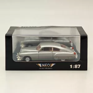 NEO SCALE MODELS 1/87 Cadillac Series 62 Sedanet Coupe Silver Resin Car Limited - Picture 1 of 7
