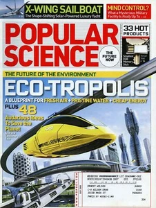 Popular Science Magazine July 2008 The Future of the Environment Eco-Tropolis - Imagen 1 de 3