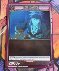 Renji Abarai Judge Pack Promo Prize UEPR/BLC-1-045 Union Arena Card English - Bild 1 von 4