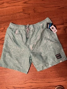 Maui and Sons Men's Large Swim Board Pool Shorts  NWT 6" Inseam Pool Blue 5743 - Picture 1 of 15