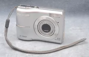 FOTOCAMERA DIGITALE TASCABILE OLYMPUS X-760 6,0 MP PER SCHEDE DI MEMORIA "XD" - Foto 1 di 2