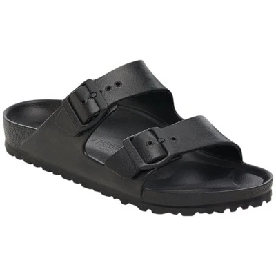 Sandales Femme Birkenstock Arizona Eva Noires 129423 Sandales Plage Piscine Spa - Photo 1/4