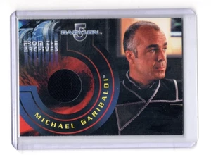2002 RITTENHOUSE THE COMPLETE BABYLON 5 MICHAEL GARIBALDI #C4 COSTUME RELIC - Picture 1 of 2