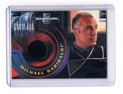 2002 RITTENHOUSE THE COMPLETE BABYLON 5 MICHAEL GARIBALDI #C4 COSTUME RELIC - Image 1 of 2