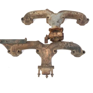 Vintage 1958-1963 OEM Corvette Exhaust Manifolds LH RH 3749965 3747038 Pair SBC - Bild 1 von 24