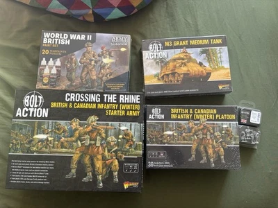 Lote Warlord Games Bolt Action Ejército de Invierno Británico y Canadiense Foto 1 de 4