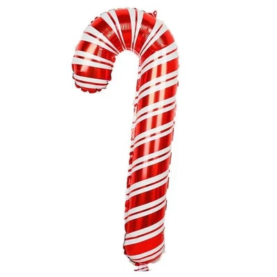 Candy Cane Balloon Christmas Party Decoration Festival Helium/Air Glossy Huge