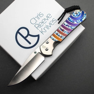 ¡NUEVO! Chris Reeve Grande Sebenza 31 UG con Clip Timasco, Titanio Pulido/S45VN Foto 1 de 4