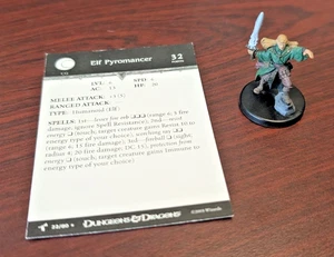 Miniatura D&D, Elf Pyromancer, Harbinger #22, Dungeons and Dragons - Imagen 1 de 1