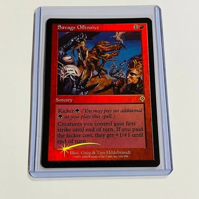 2000 Magic: The Gathering INVASION Savage Offensive FOIL 162/350 NM - Image 1 of 2