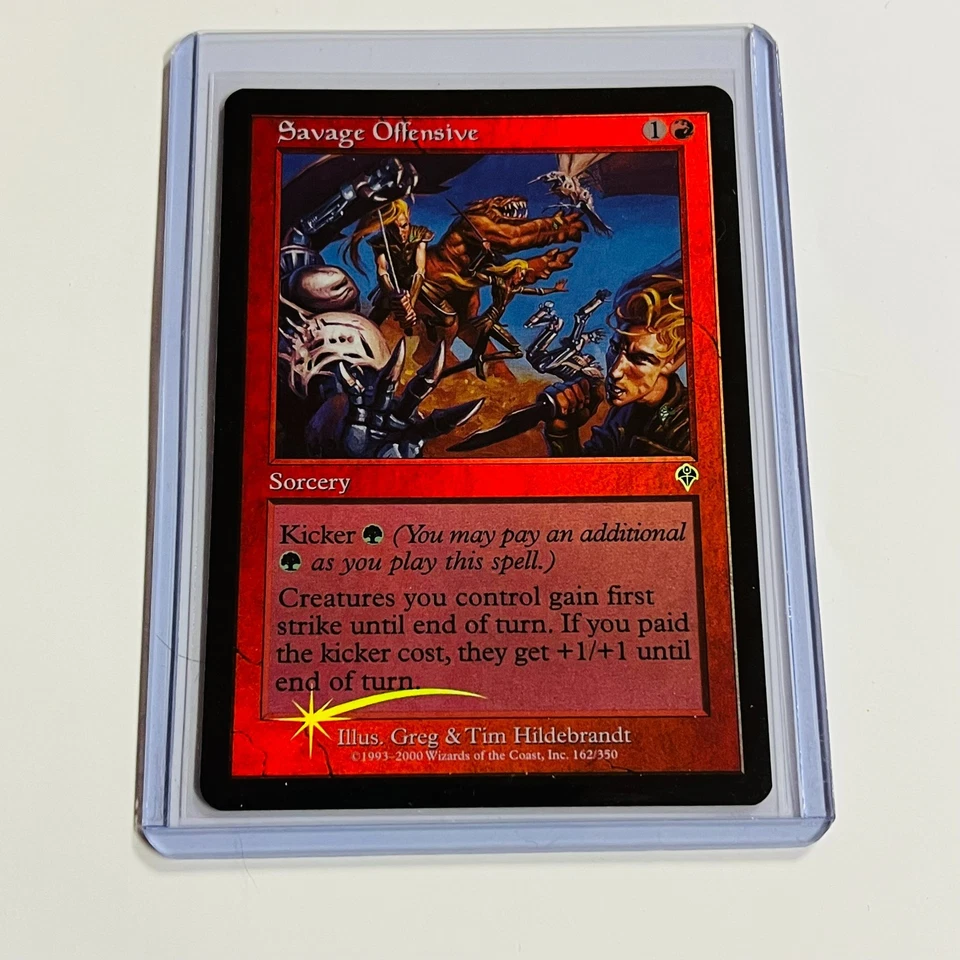 2000 Magic: The Gathering INVASION Savage Offensive FOIL 162/350 NM - Image 1 of 2
