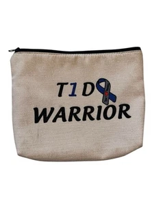 Lindo estuche de viaje bolsa de suministros para guerrero de la diabetes tipo 1 - Imagen 1 de 3