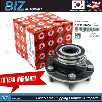 FAG Wheel Hub & Bearing for 2017-2025 Hyundai Kia Multi Models OE# 51750-F2000 Foto 1 de 4