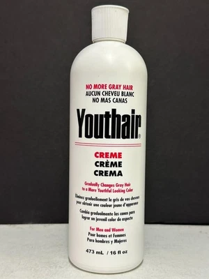 Youthair Creme Hair Coloring for Men and Women 16oz ORIGINAL FORMULA NEW NOS - Image 1 of 3