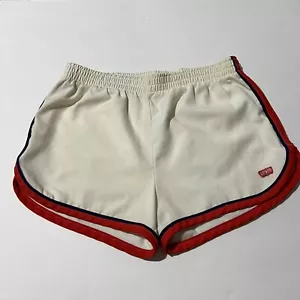 Pantaloncini da tennis vintage rari bianchi Levi's taglia 18 XL 20 USA - Foto 1 di 9