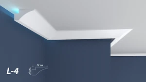 Coving Cornice Moulding Led Type Xps Material For Wall & Ceiling Not Plaster L4 - Picture 1 of 4