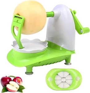 Apple Fruit Peeler Cutter Corer Slicer Stainless Steel Blades Powerful Divider - Picture 1 of 7