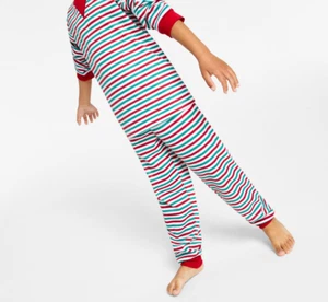 Family Pajamas unisex Kids size 10-12, NWT, Stripped Matching 2-PC Pajama Set - Picture 1 of 1