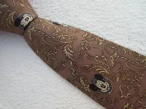 NOVELTY MICKEY MOUSE 3.75 INCH SILK tie NECKTIE walt disney company - Picture 1 of 5