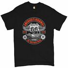 T-shirt homme America's Highway Route 66 The Mother Road Hot Rod