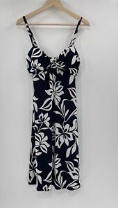 Vintage Tommy Bahama Women’s Liquid Knit Floral Adjustable Strap Dress Size M