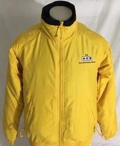 My HEB Yellow Full-Zip Coat Grocery Store Colorado Outerwear Men's XS - Picture 1 of 1