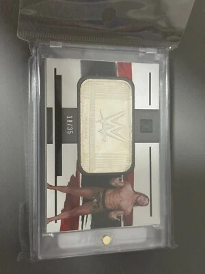 2022 Panini Impeccable WWE Riddle Silver Bar # /35 WWE Logo ERROR NAME BARELY ON - Image 1 of 2
