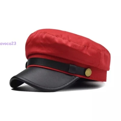 Anime Cells At Work Cap Red Blood Cell Cosplay Navy Red Hat Hataraku Saibou Cap - Image 1 of 4